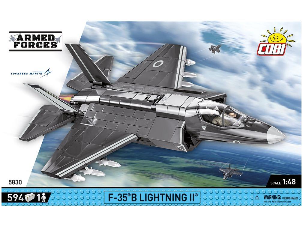 F-35B Lightning II (RAF) Armed Forces (570 pcs) Cobi Brick Build Kit-Cobi-Diecast Model Centre