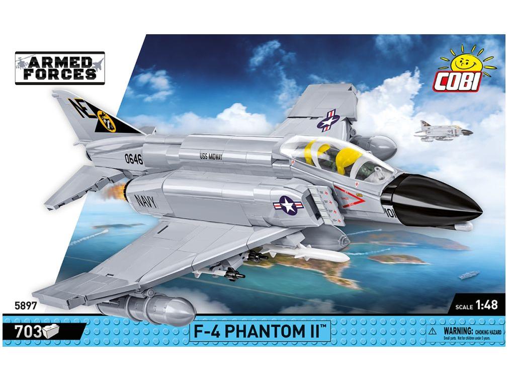F-4 Phantom II 703 KL Cobi Brick Build Kit-Cobi-Diecast Model Centre