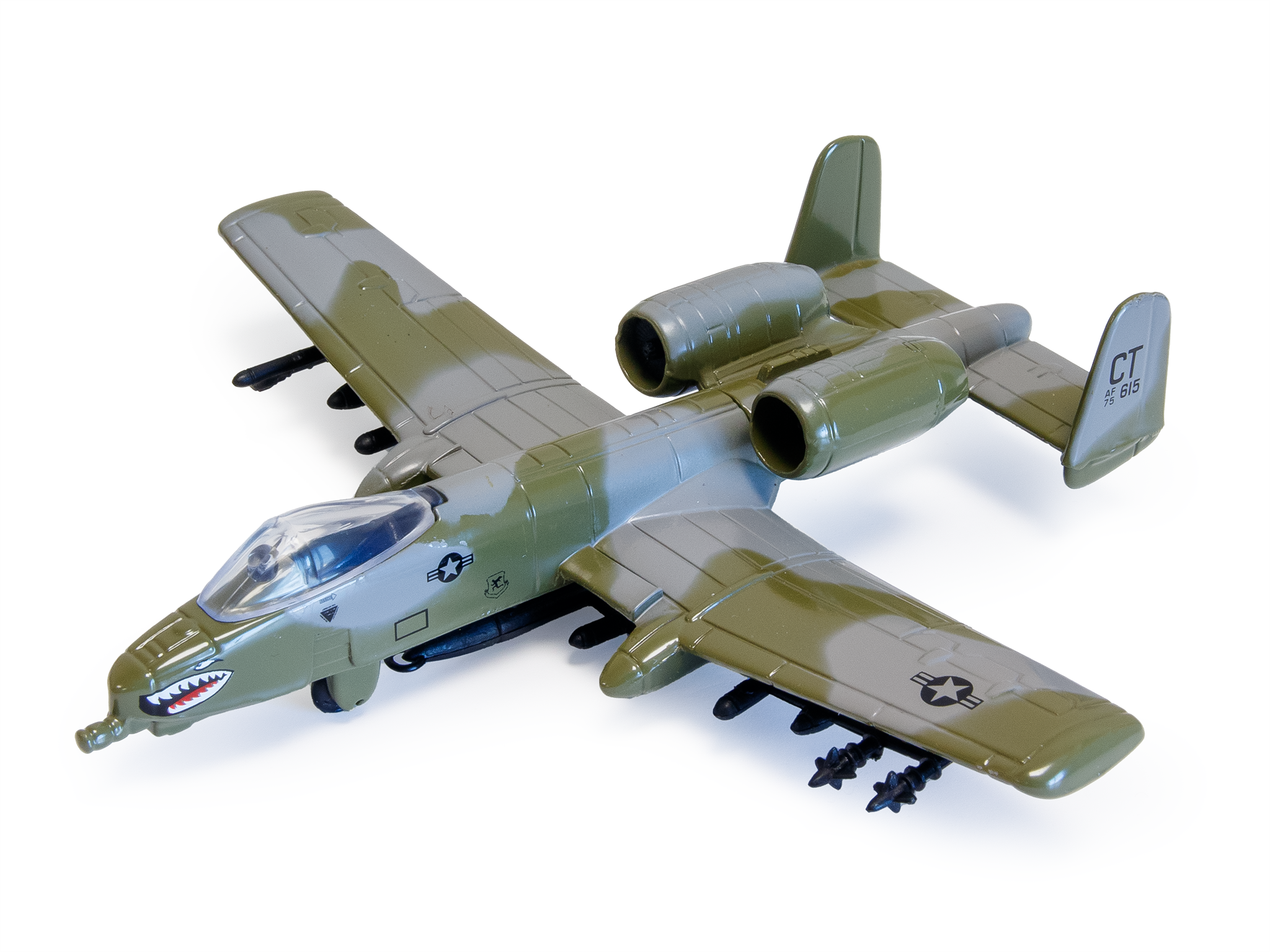 Fairchild Republic A-10 Thunderbolt II USAF FTB Scale Motormax Diecast Model Aircraft-Motormax-Diecast Model Centre