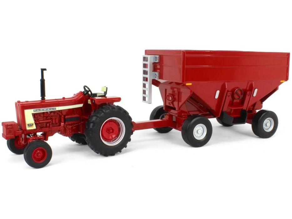 Farmall 806 Tractor with Gravity Wagon 1:32 Scale ERTL Diecast Model-ERTL-Diecast Model Centre
