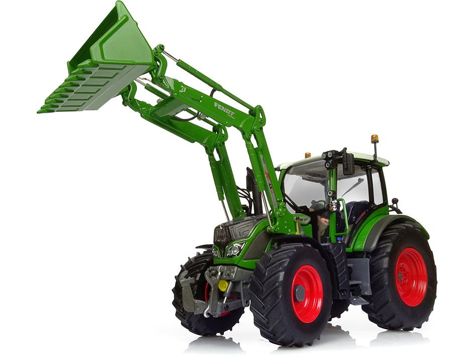 Fendt 516 Vario Tractor w/Front Loader Nature Green 1:32 Scale Universal Hobbies Diecast Model-Universal Hobbies-Diecast Model Centre