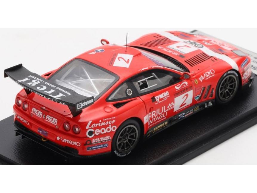 Ferarri 550 Maranello BMS 24H Spa 2004 Winner #2 Cappellari/Gollin/Bryner/Calderar 1:43 Scale Resin Car – Looksmart-Looksmart-Diecast Model Centre