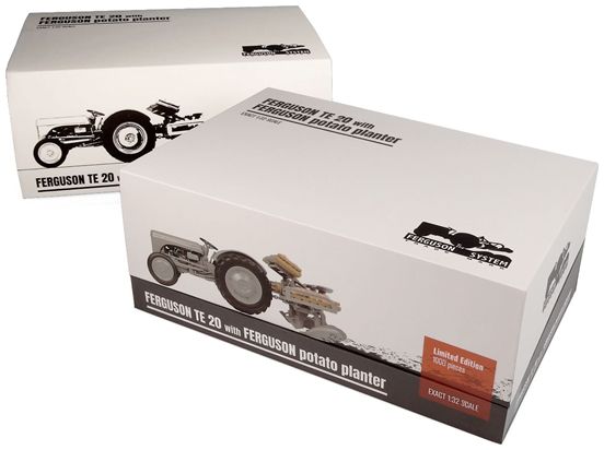 Ferguson TE 20 Tractor w/Ferguson Potato Planter 1:32 Scale Universal Hobbies Diecast Model-Universal Hobbies-Diecast Model Centre
