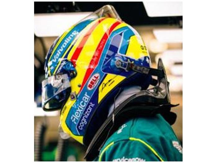 Fernando Alonso F1 2026 Helmet 1:5 Scale Spark Resin Replica Helmet-Spark-Diecast Model Centre
