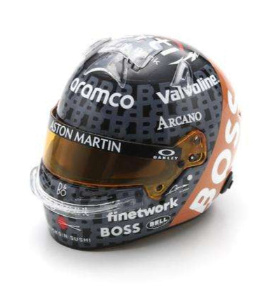 Fernando Alonso F1 British GP 2024 Helmet 1:5 Scale Spark Resin Replica