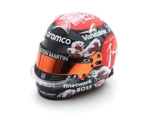 Fernando Alonso F1 Japanese GP 2024 Helmet 1:5 Scale Spark Resin Replica-Spark-Diecast Model Centre