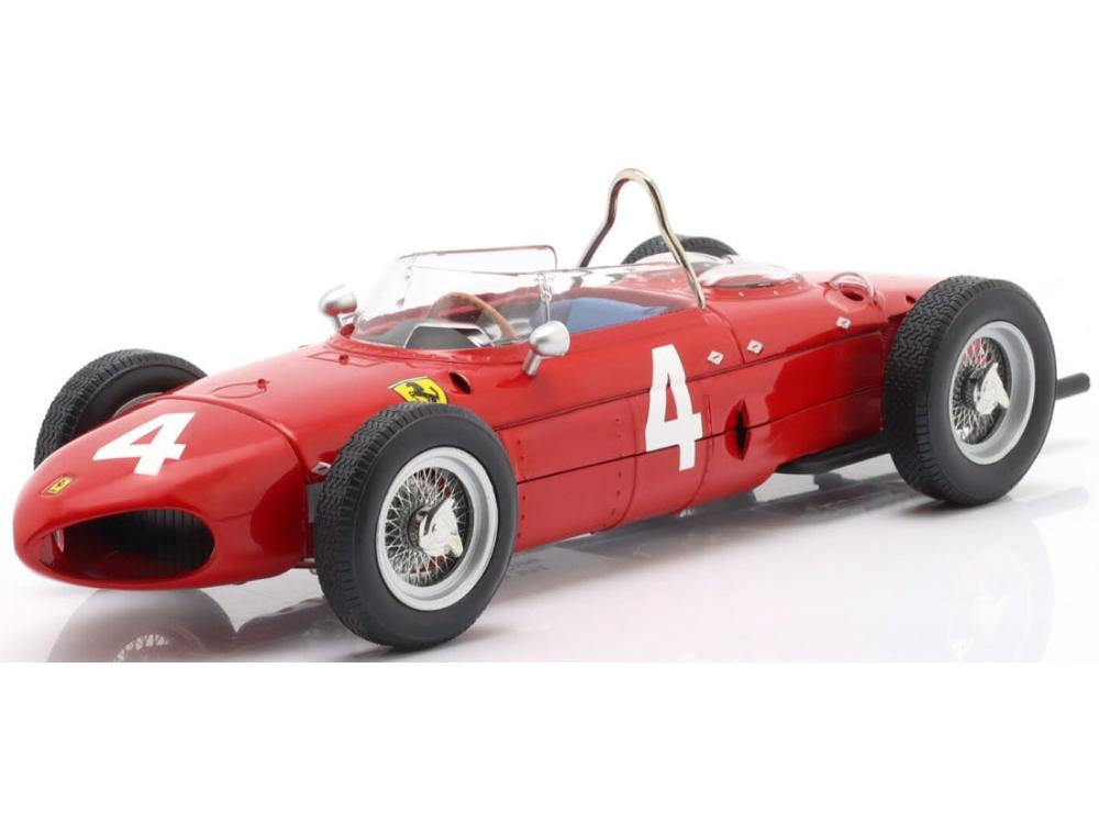 Ferrari 156 Sharknose #4 Winner F1 Belgian GP World Champion 1961 Phil Hill 1:18 Scale Diecast Car – Werk83-Werk83-Diecast Model Centre
