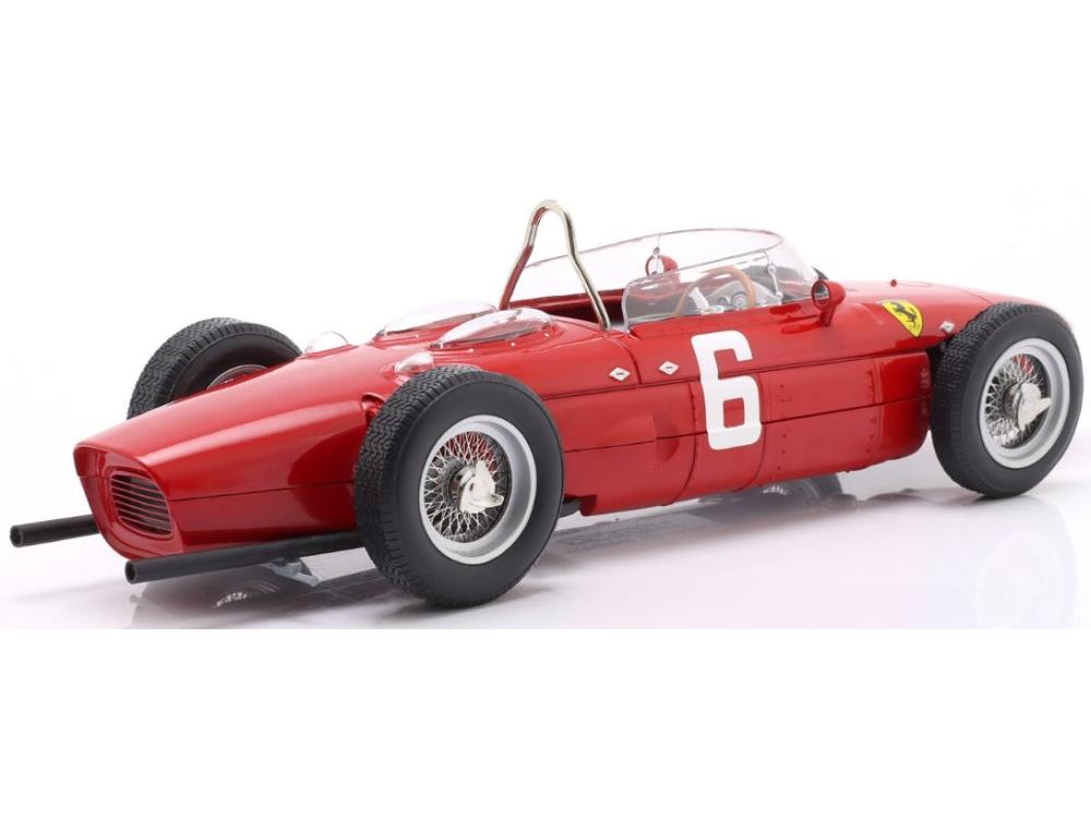 Ferrari 156 Sharknose #6 3rd F1 Belgian GP 1961 Richie Ginther 1:18 Scale Diecast Car – Werk83-Werk83-Diecast Model Centre