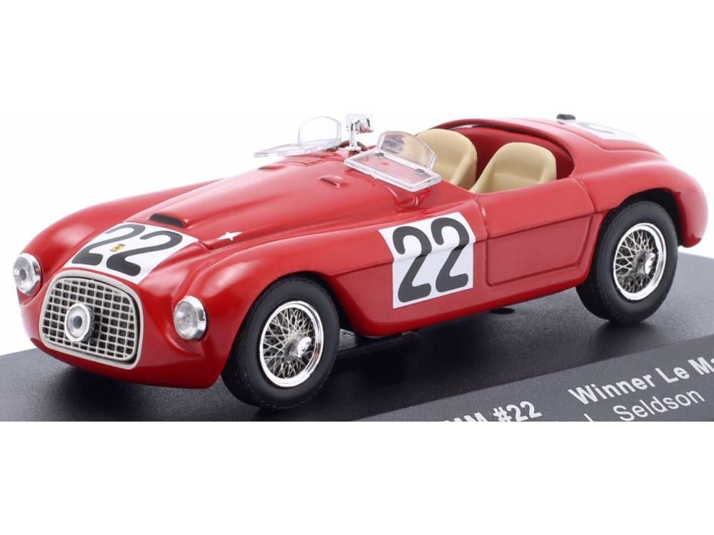 Ferrari 166MM #22 Winner 24h Le Mans 1949 Chinetti/Seldson 1:43 Scale IXO Diecast Model Car-IXO-Diecast Model Centre