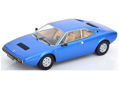 Ferrari 208 GT4 1975 light blue metallic 1:18 Scale Model Car