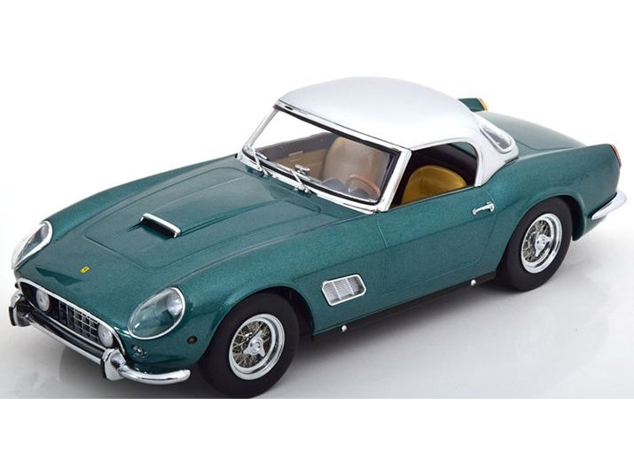 Ferrari 250 GT California Spyder 1960 green metallic/silver - 1:18 Scale Diecast Model Car-KK Scale-Diecast Model Centre