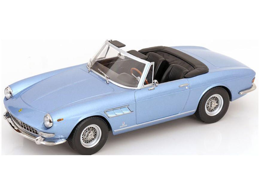 Ferrari 275 GTS Pininfarina Spyder 1964 Light Blue Metallic 1:18 Scale KK Scale Diecast Model Car-KK Scale-Diecast Model Centre
