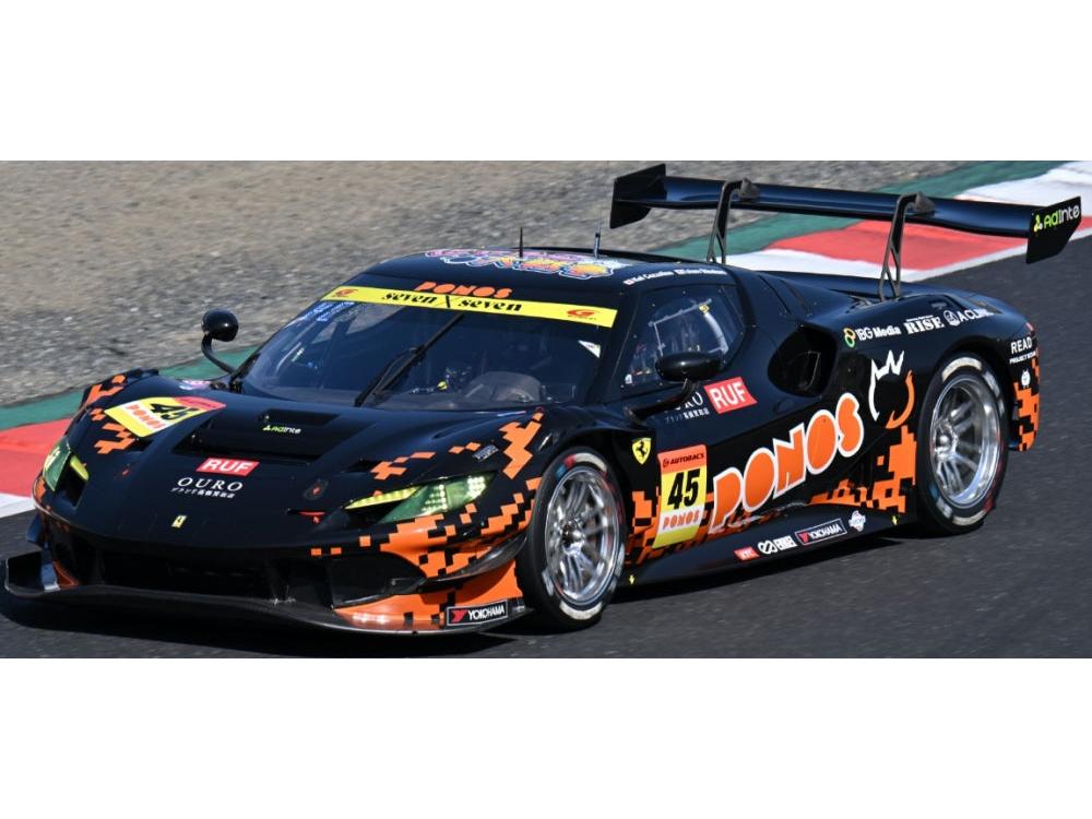 Ferrari 296 EVO Ponos Racing GT300 Super GT 2026 #45 Cozzolino/Shinohara 1:43 Scale Resin Car – Looksmart-Looksmart-Diecast Model Centre