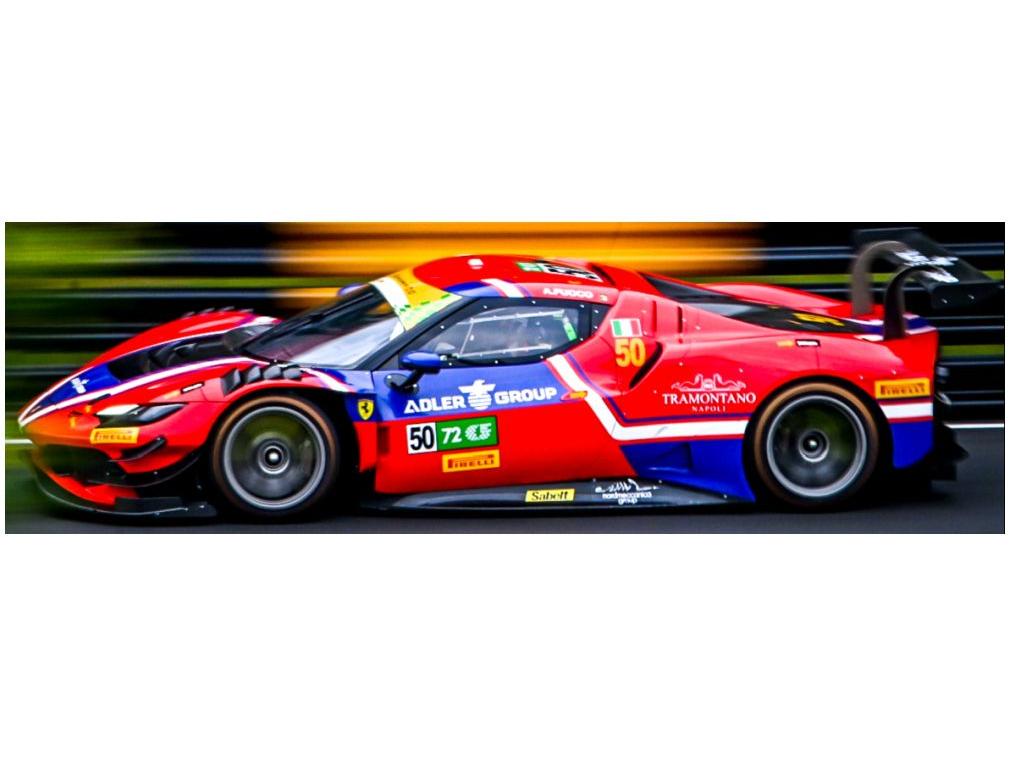 Ferrari 296 GT3 AF Corse Macau GT Cup FIA GT World Cup 2025 Winner #50 Antonio Fuoco 1:43 Scale Resin Car – Looksmart-Looksmart-Diecast Model Centre