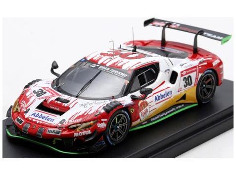 Ferrari 296 GT3 Fikadelli 24H Nurburgring 2023 Winner #30 E.Bamber/N.Catsburg 1:43 Scale Resin Car – Looksmart-Looksmart-Diecast Model Centre