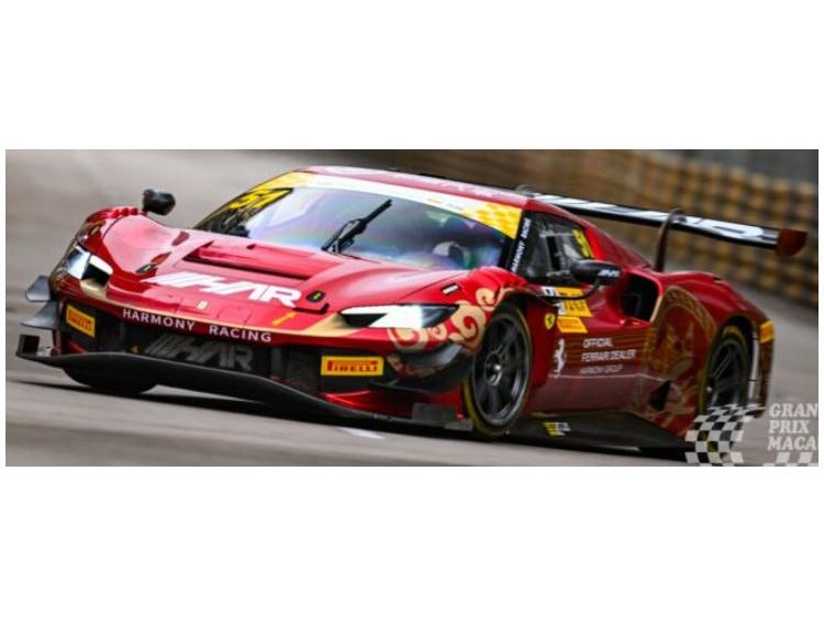 Ferrari 296 GT3 Harmony Racing Macau GT Cup FIA GT World Cup 2024 #51 Daniel Serra 1:43 Scale Resin Car – Looksmart-Looksmart-Diecast Model Centre