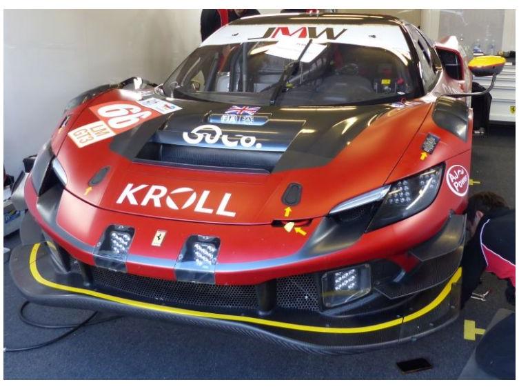 Ferrari 296 GT3 JMW Motorsport Le Mans 24H 2024 #66 Petrobelli/ten Voorde/Yoluc 1:43 Scale Resin Car – Looksmart-Looksmart-Diecast Model Centre