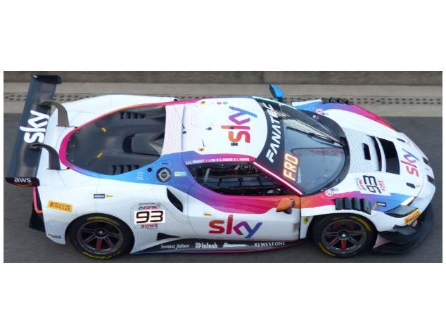 Ferrari 296 GT3 Sky Tempesta Racing 24H Spa 2024 #93 Cheever/Hui/Wadoux/Froggatt 1:43 Scale Resin Car – Looksmart-Looksmart-Diecast Model Centre