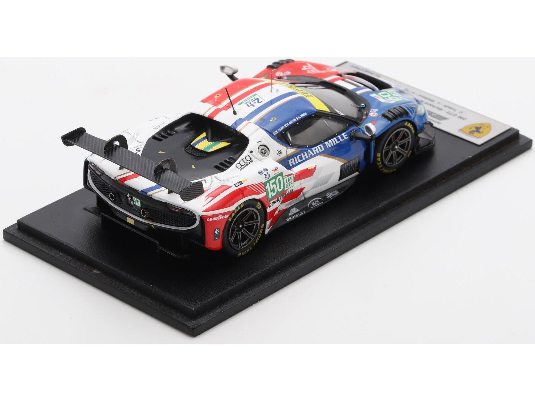 Ferrari 296 LMGT3 #150 Ricahrd Mille AF Le Mans 24H 2025 Toledo/Wadoux/Agostini 1:43 Scale Resin Car – Looksmart-Looksmart-Diecast Model Centre