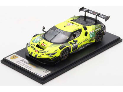 Ferrari 296 LMGT3 #57 Kessel Racing Le Mans 24H 2025 T. Kimura/D. Serra 1:43 Scale Resin Car – Looksmart-Looksmart-Diecast Model Centre