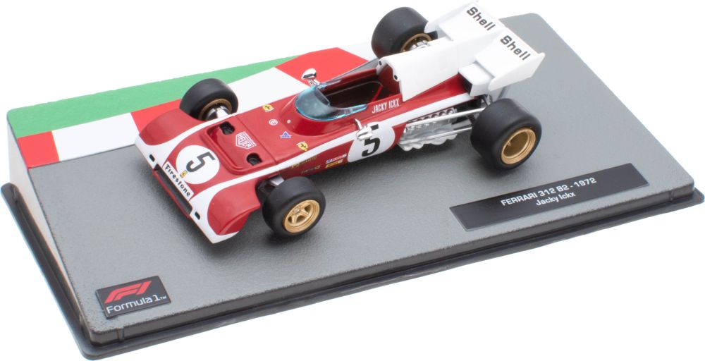 Ferrari 312 B2 #5 F1 1972 Jacky Ickx - 1:43 Scale Model Car-Unbranded-Diecast Model Centre