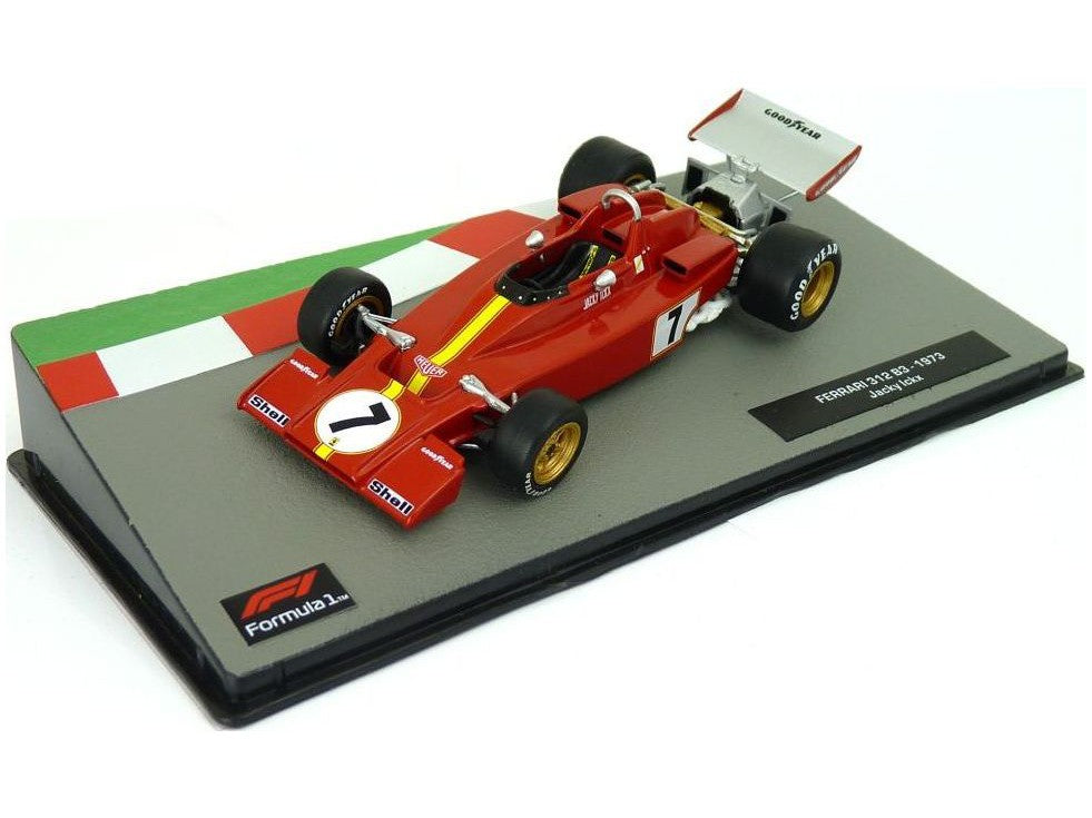 Ferrari 312 B3 #7 F1 1973 Jacky Ickx - 1:43 Scale Model Car-Unbranded-Diecast Model Centre