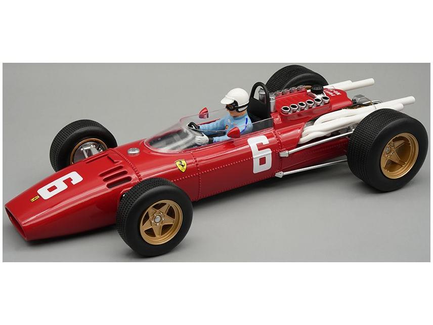 Ferrari 312 F1 #6 Winner F1 Italian GP Monza Ludovico Scarfiotti w/Driver 1:18 Scale Resin Car – Tecnomodel-Tecnomodel-Diecast Model Centre