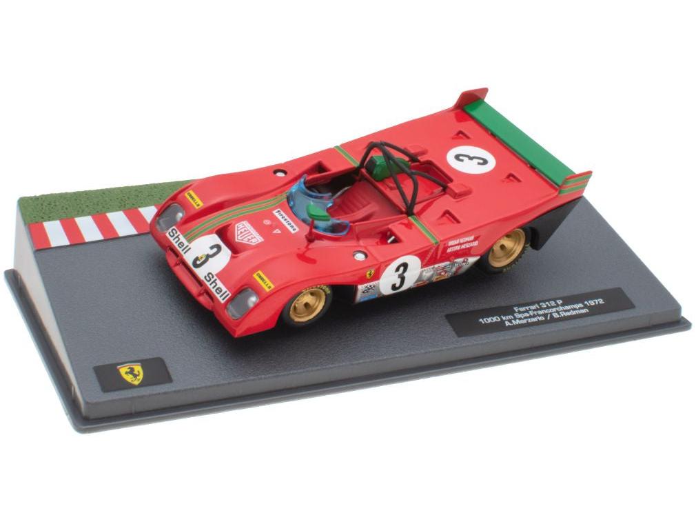 Ferrari 312 P 1000 Km Spa-Francorchamps 1:43 Scale Diecast Model-Unbranded-Diecast Model Centre