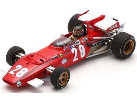 Ferrari 312B F1 Belgian GP 1970 4th #28 Ignazio Giunti 1:43 Scale Resin Car – Looksmart-Looksmart-Diecast Model Centre