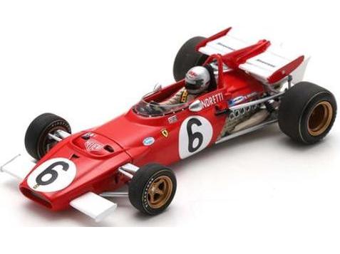 Ferrari 312B F1 South African GP 1971 Winner #6 Mario Andretti 1:43 Scale Resin Car – Looksmart-Looksmart-Diecast Model Centre