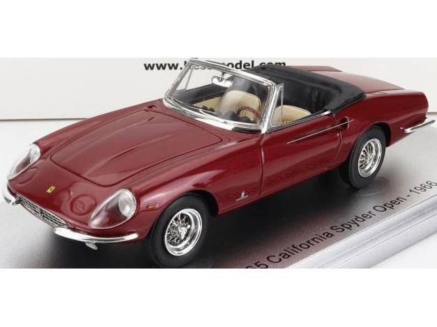 Ferrari 365 California Spider Blue Top Up 1966 1:43 Scale Kess Resin Model-Kess-Diecast Model Centre