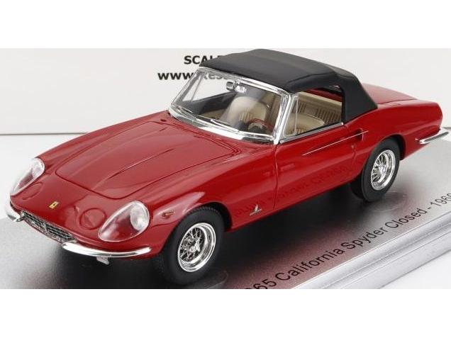 Ferrari 365 California Spider Red Top Up 1966 1:43 Scale Kess Resin Model-Kess-Diecast Model Centre
