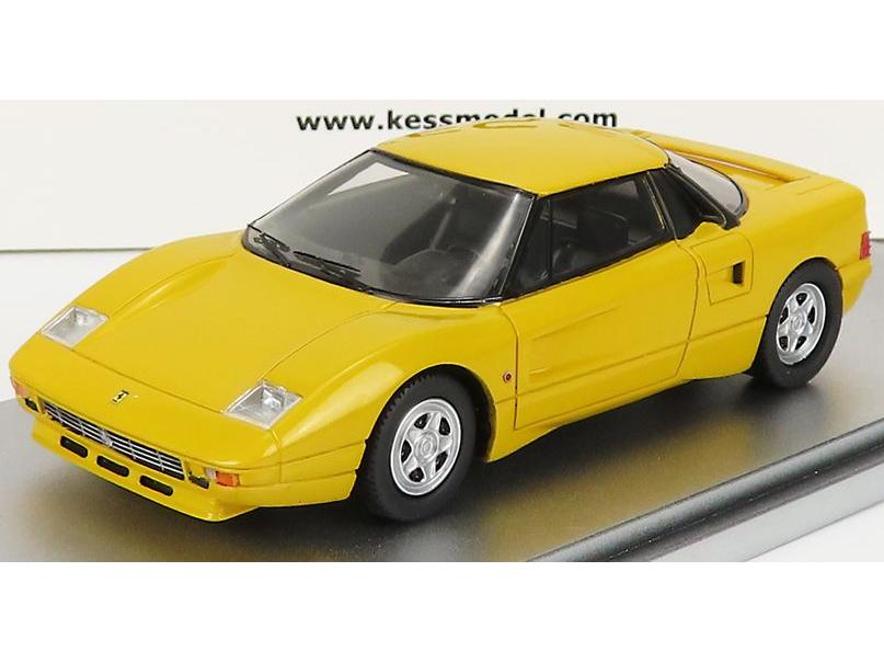 Ferrari 408 4RM 1987 Yellow 1:43 Scale Kess Resin Model-Kess-Diecast Model Centre
