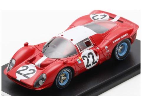 Ferrari 412P #22 Le Mans 24H 1967 Jean Guichet/Herbert Muller 1:43 Scale Looksmart Resin Model Car-Looksmart-Diecast Model Centre