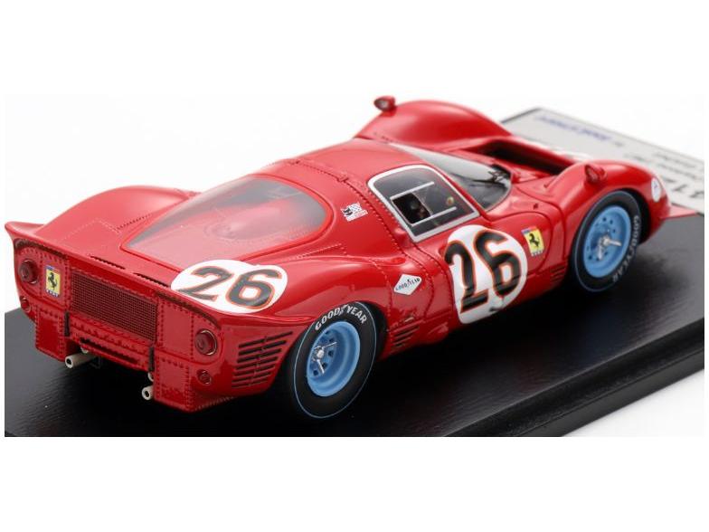 Ferrari 412P Daytona 24H 1967 3rd #26Pedro Rodriguez / Jean Guichet 1:43 Scale Resin Car – Looksmart-Looksmart-Diecast Model Centre