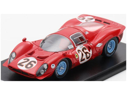 Ferrari 412P Daytona 24H 1967 3rd #26Pedro Rodriguez / Jean Guichet 1:43 Scale Resin Car – Looksmart-Looksmart-Diecast Model Centre