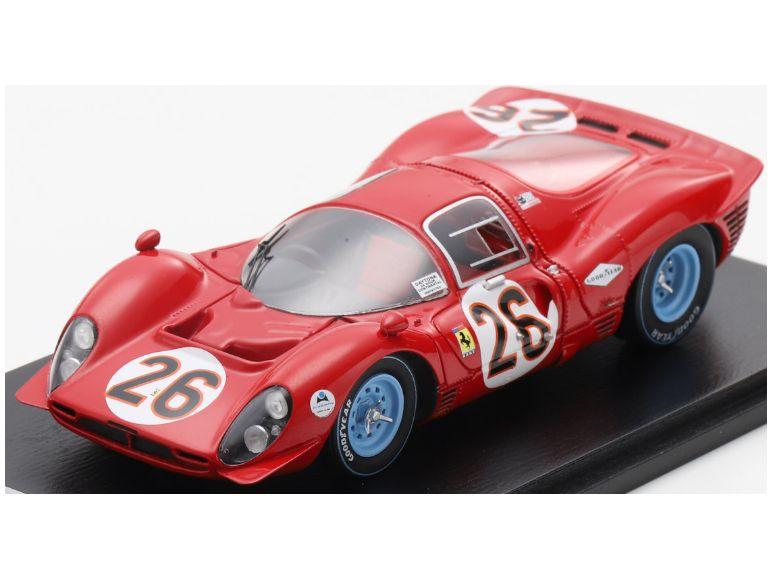 Ferrari 412P Daytona 24H 1967 3rd #26Pedro Rodriguez / Jean Guichet 1:43 Scale Resin Car – Looksmart-Looksmart-Diecast Model Centre