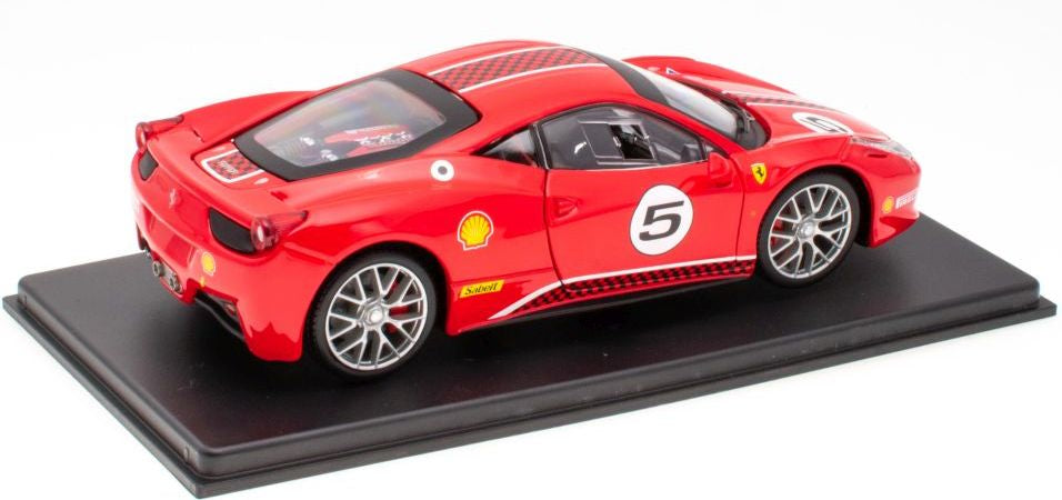 Ferrari 458 Challenge 2010 red - 1:24 Scale Model Car-Unbranded-Diecast Model Centre