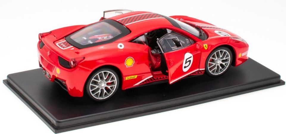 Ferrari 458 Challenge 2010 red - 1:24 Scale Model Car-Unbranded-Diecast Model Centre