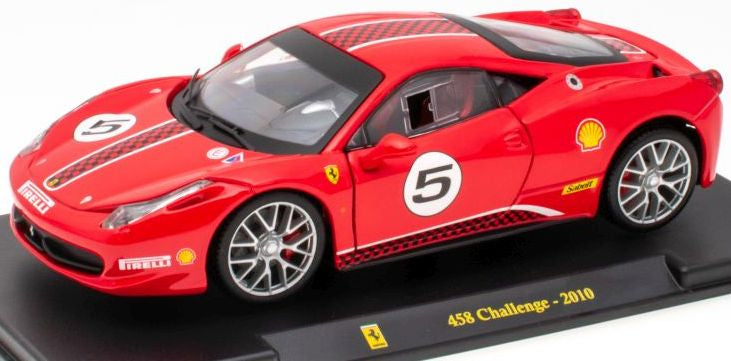 Ferrari 458 Challenge 2010 red - 1:24 Scale Model Car-Unbranded-Diecast Model Centre