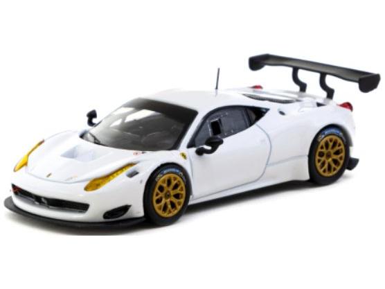 Ferrari 458 Italia GT3 White 1:64 Scale Tarmac Works Diecast Model-Tarmac Works-Diecast Model Centre