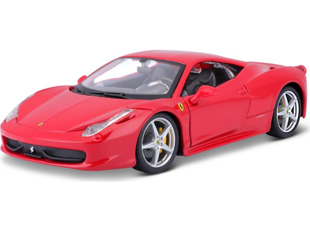 Ferrari 458 Italia Red 1:24 Scale Bburago Diecast Model Car-Bburago-Diecast Model Centre