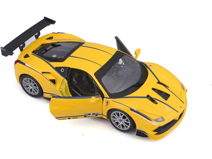 Ferrari 488 Challenge #25 Yellow 1:24 Scale Diecast Car – Bburago-Bburago-Diecast Model Centre