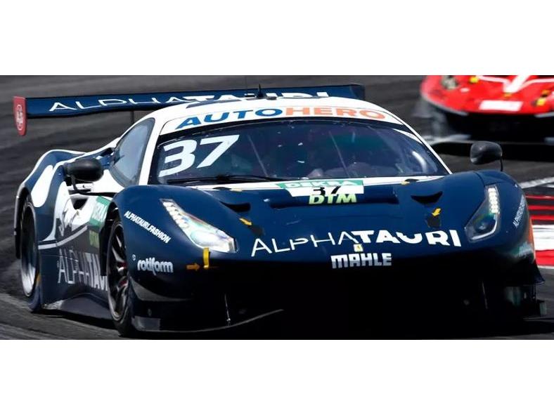 Ferrari 488 GT3 EVO Red Bull Alphatauri AF Corse DTM 2022 Portimao #37 Loeb 1:43 Scale Resin Car – Looksmart-Looksmart-Diecast Model Centre