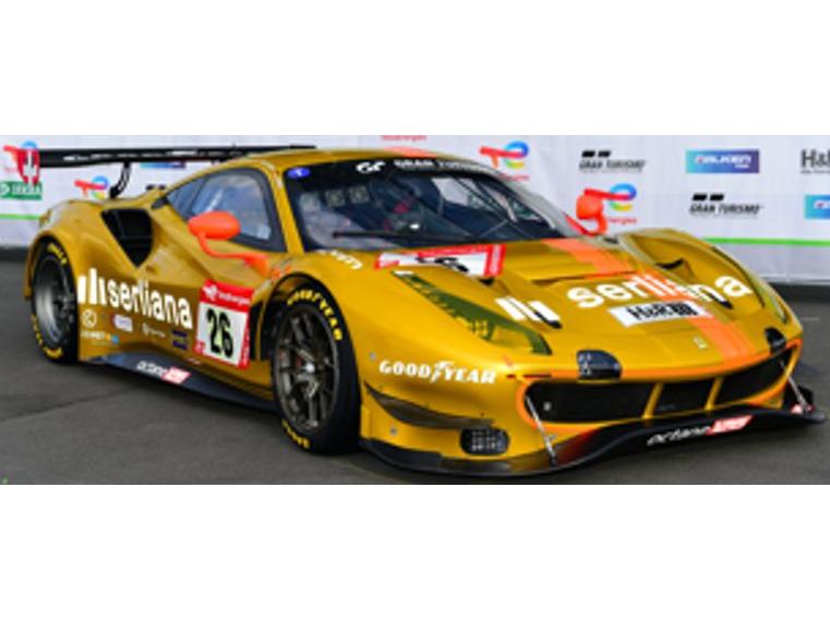 Ferrari 488 GT3 EVO octane126 Pole 24H Nurburgring 2022 #26 Grossmann/Trummer/Hirschi 1:43 Scale Resin Car – Looksmart-Looksmart-Diecast Model Centre
