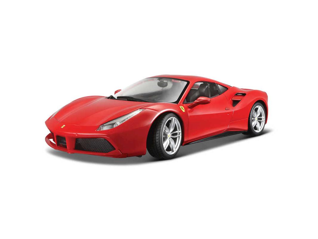 Ferrari 488 GTB Red 1:24 Scale Bburago Diecast Model-Bburago-Diecast Model Centre
