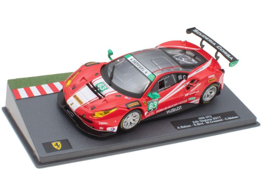 Ferrari 488 GTE 24H Daytona 2017 1:43 Scale Diecast Model-Unbranded-Diecast Model Centre