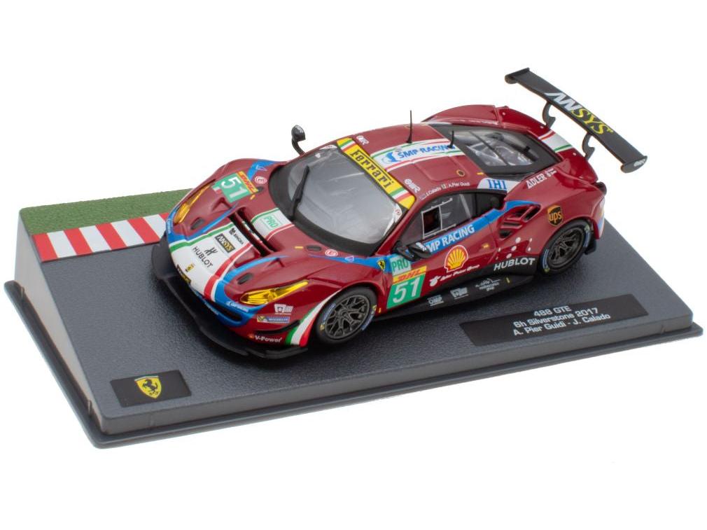 Ferrari 488 GTE 6H Silverstone 2017 1:43 Scale Diecast Model-Unbranded-Diecast Model Centre