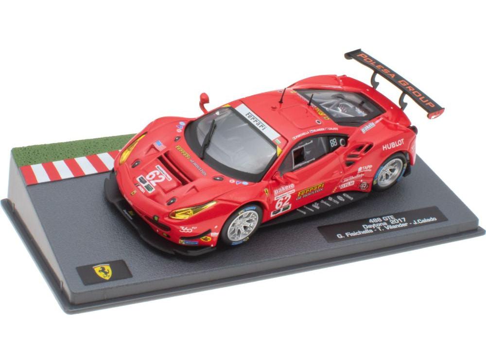 Ferrari 488 GTE Daytona 2017 Fisichella 1:43 Scale Diecast Model-Unbranded-Diecast Model Centre