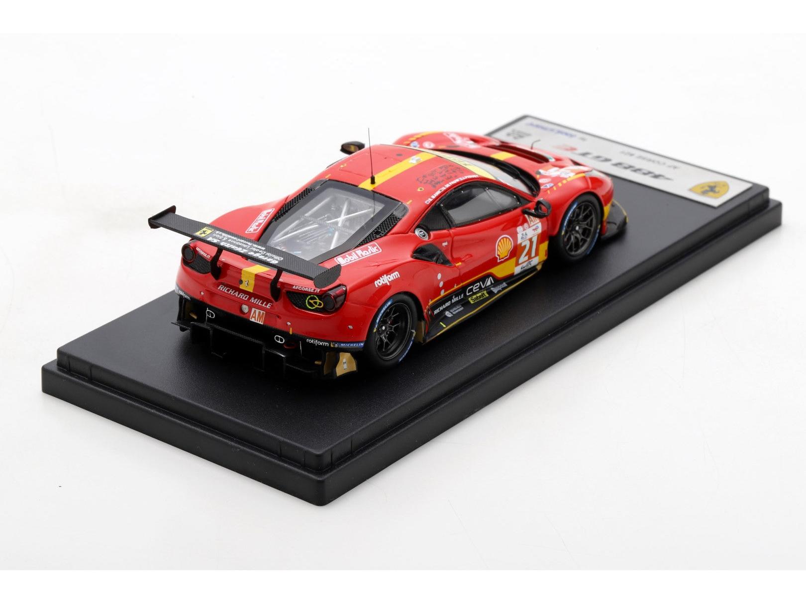 Ferrari 488 GTE EVO #21 AF Corse 24H Le Mans 2023 Mann/Piguet/de Pauw 1:43 Scale Looksmart Resin Model Car
